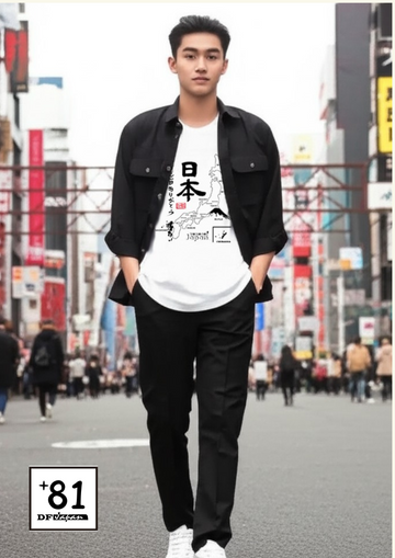 T-Shirt Yokoso Japan TS-07P81DF - Dir's Factory Store