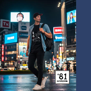 T-Shirt Yokoso Aomori TS-01P81DF - Dir's Factory Store